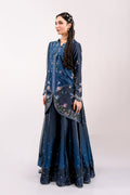 Qalamkar | Luxe Silk 26 | QSL-06 NERINA - by Libasekhas UK - Registered Vendor of : Qalamkar - 100% Original Designer Dress