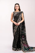 Qalamkar | Luxe Silk 26 | QSL-08 LINNEA - by Libasekhas UK - Registered Vendor of : Qalamkar - 100% Original Designer Dress