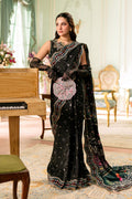 Qalamkar | Luxe Silk 26 | QSL-08 LINNEA - by Libasekhas UK - Registered Vendor of : Qalamkar - 100% Original Designer Dress