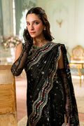 Qalamkar | Luxe Silk 26 | QSL-08 LINNEA - by Libasekhas UK - Registered Vendor of : Qalamkar - 100% Original Designer Dress