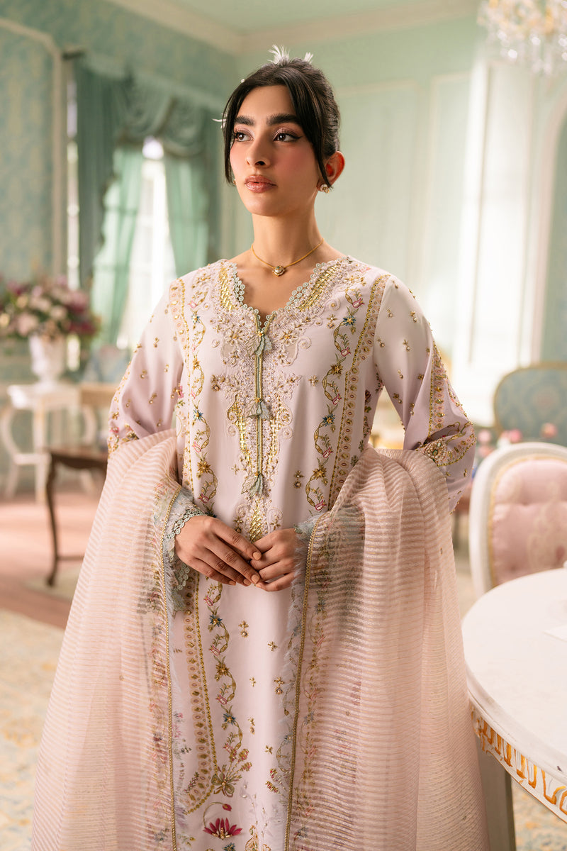 Qalamkar | Luxe Silk 26 | QSL-07 NOA - by Libasekhas UK - Registered Vendor of : Qalamkar - 100% Original Designer Dress