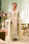 Qalamkar | Luxe Silk 26 | QSL-01 AZURE - by Libasekhas UK - Registered Vendor of : Qalamkar - 100% Original Designer Dress