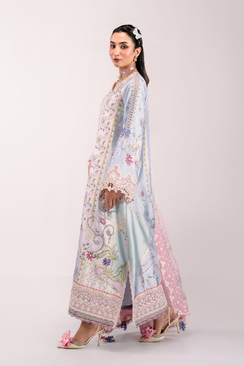 Qalamkar | Luxe Silk 26 | QSL-05 AKARI - by Libasekhas UK - Registered Vendor of : Qalamkar - 100% Original Designer Dress