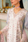 Qalamkar | Luxe Silk 26 | QSL-05 AKARI - by Libasekhas UK - Registered Vendor of : Qalamkar - 100% Original Designer Dress