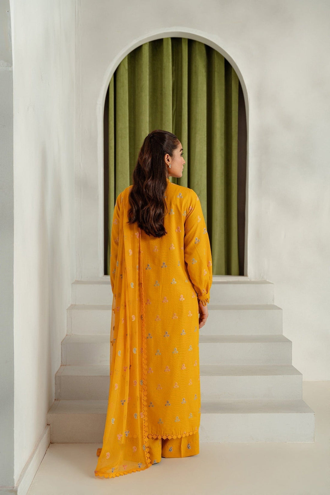 Taana Baana | Manzil Winter |  S3395A - by - Libasekhas UK - Registered Vendor of : Taana Baana - 100% Original Designer Dresss