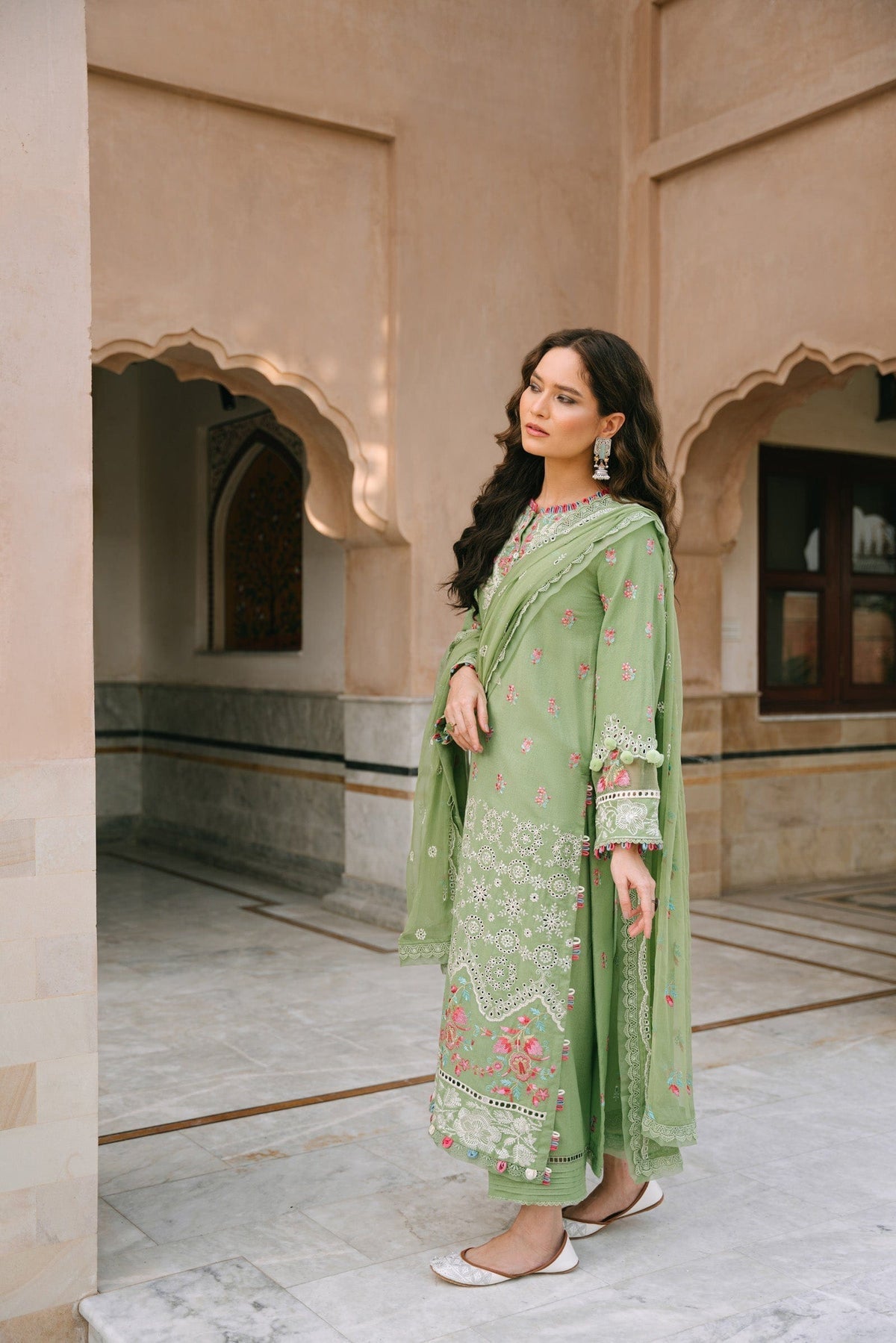 Taana Baana | Manzil Winter |  B3399 - by - Libasekhas UK - Registered Vendor of : Taana Baana - 100% Original Designer Dresss