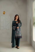 Taana Baana | Manzil Winter |  C3414B - by - Libasekhas UK - Registered Vendor of : Taana Baana - 100% Original Designer Dresss