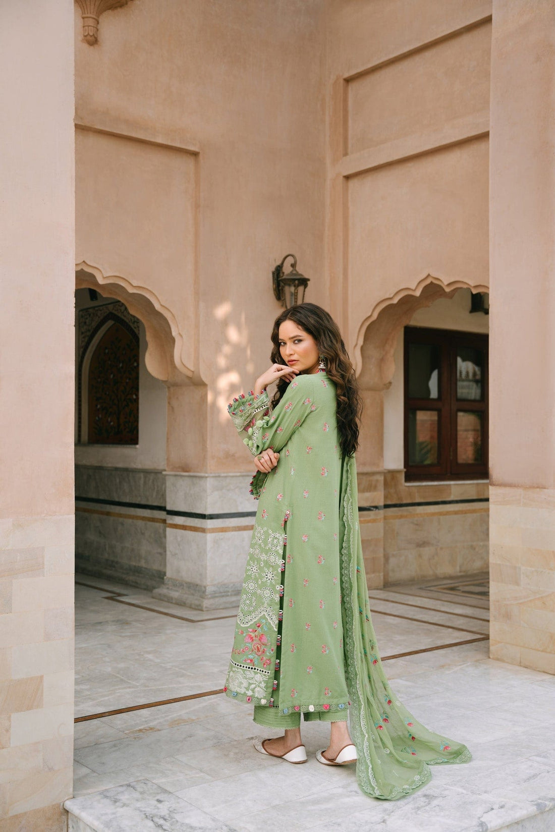 Taana Baana | Manzil Winter |  B3399 - by - Libasekhas UK - Registered Vendor of : Taana Baana - 100% Original Designer Dresss