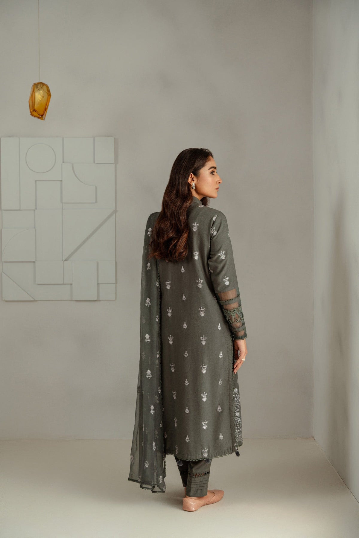 Taana Baana | Manzil Winter |  S3390A - by - Libasekhas UK - Registered Vendor of : Taana Baana - 100% Original Designer Dresss