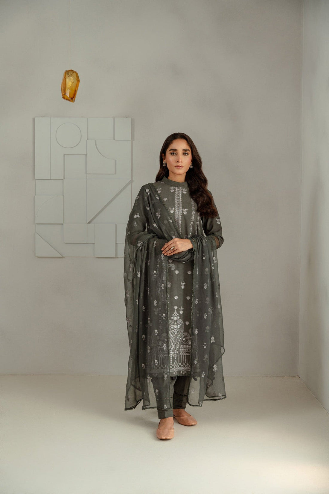 Taana Baana | Manzil Winter |  S3390A - by - Libasekhas UK - Registered Vendor of : Taana Baana - 100% Original Designer Dresss