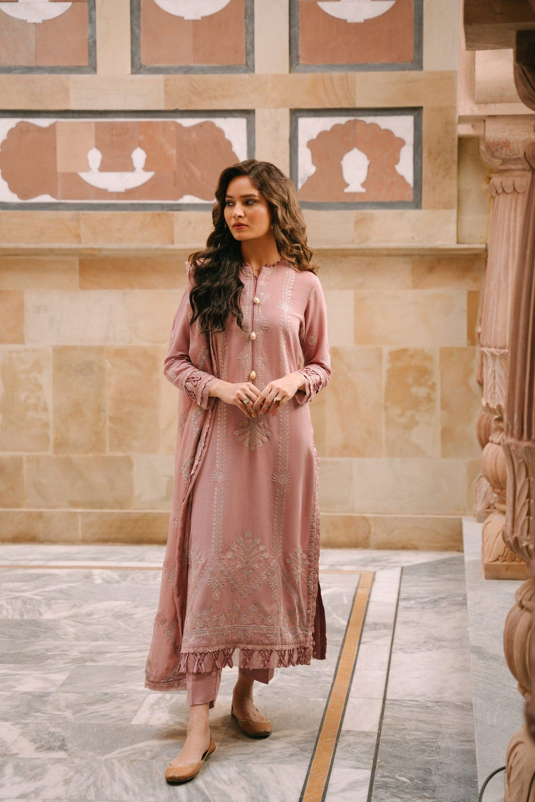 Taana Baana | Manzil Winter |  S3389A - by - Libasekhas UK - Registered Vendor of : Taana Baana - 100% Original Designer Dresss
