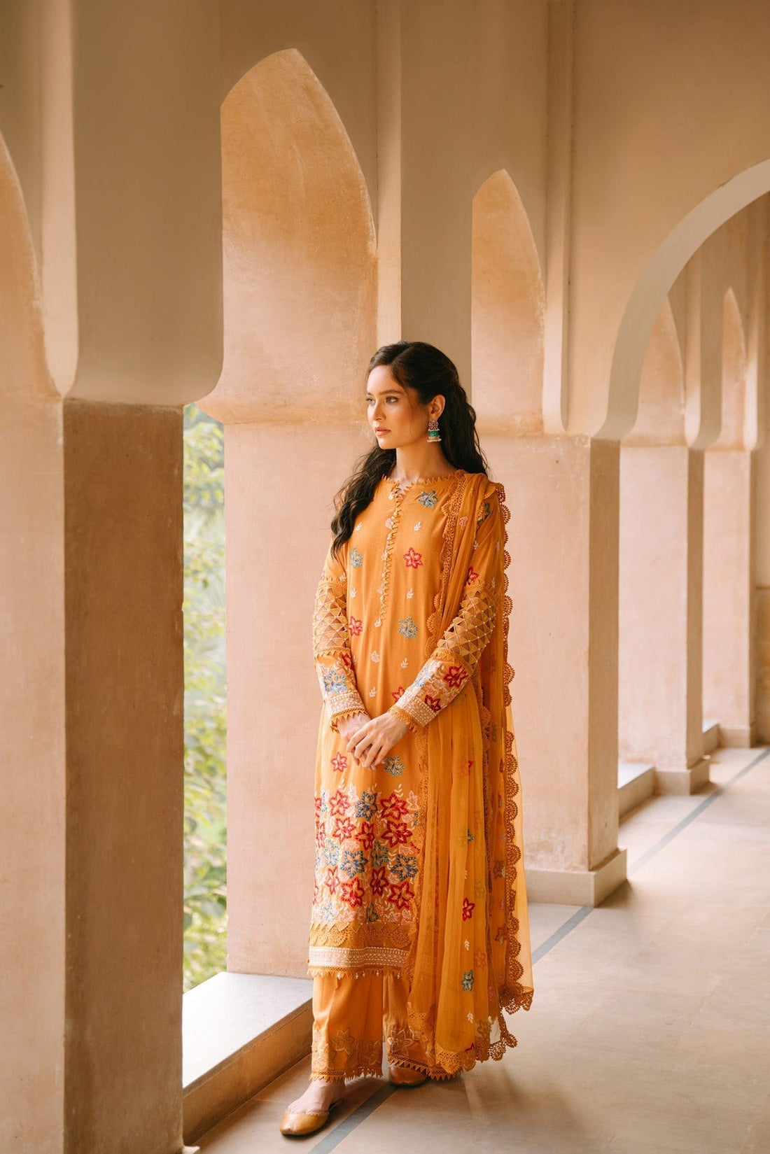 Taana Baana | Manzil Winter |  C3408A - by - Libasekhas UK - Registered Vendor of : Taana Baana - 100% Original Designer Dresss