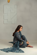 Taana Baana | Manzil Winter |  C3413A - by - Libasekhas UK - Registered Vendor of : Taana Baana - 100% Original Designer Dresss