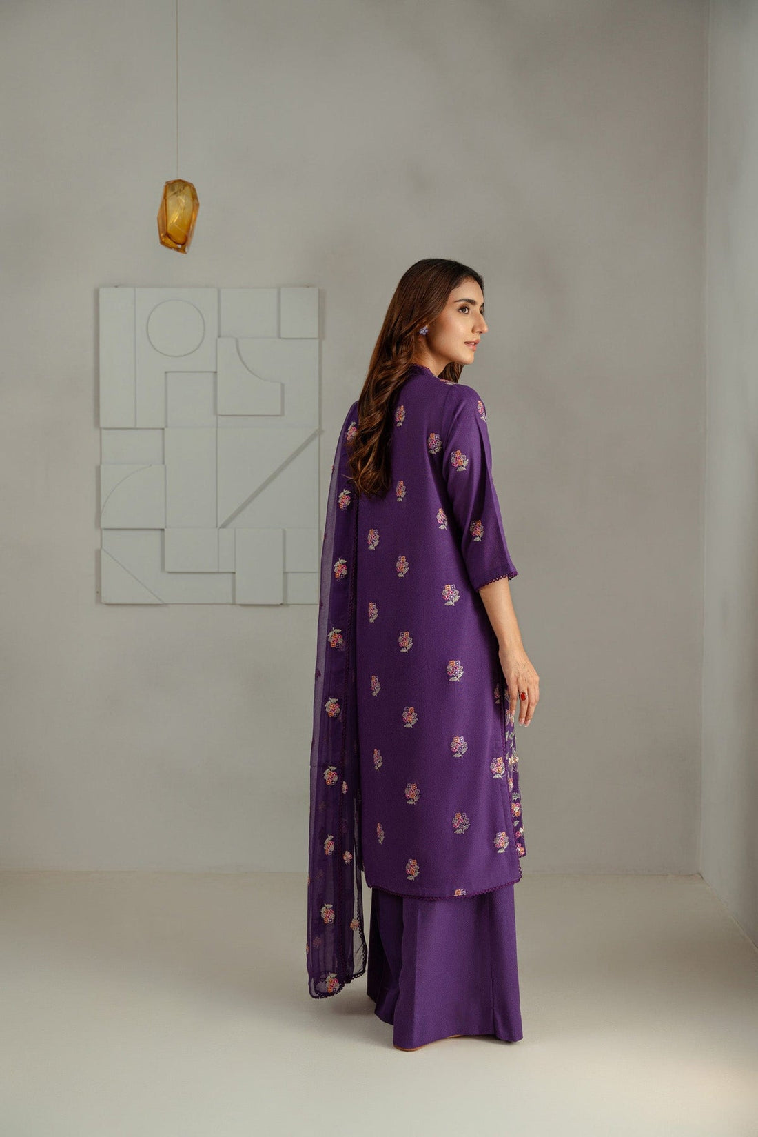 Taana Baana | Manzil Winter |  M3405B - by - Libasekhas UK - Registered Vendor of : Taana Baana - 100% Original Designer Dresss