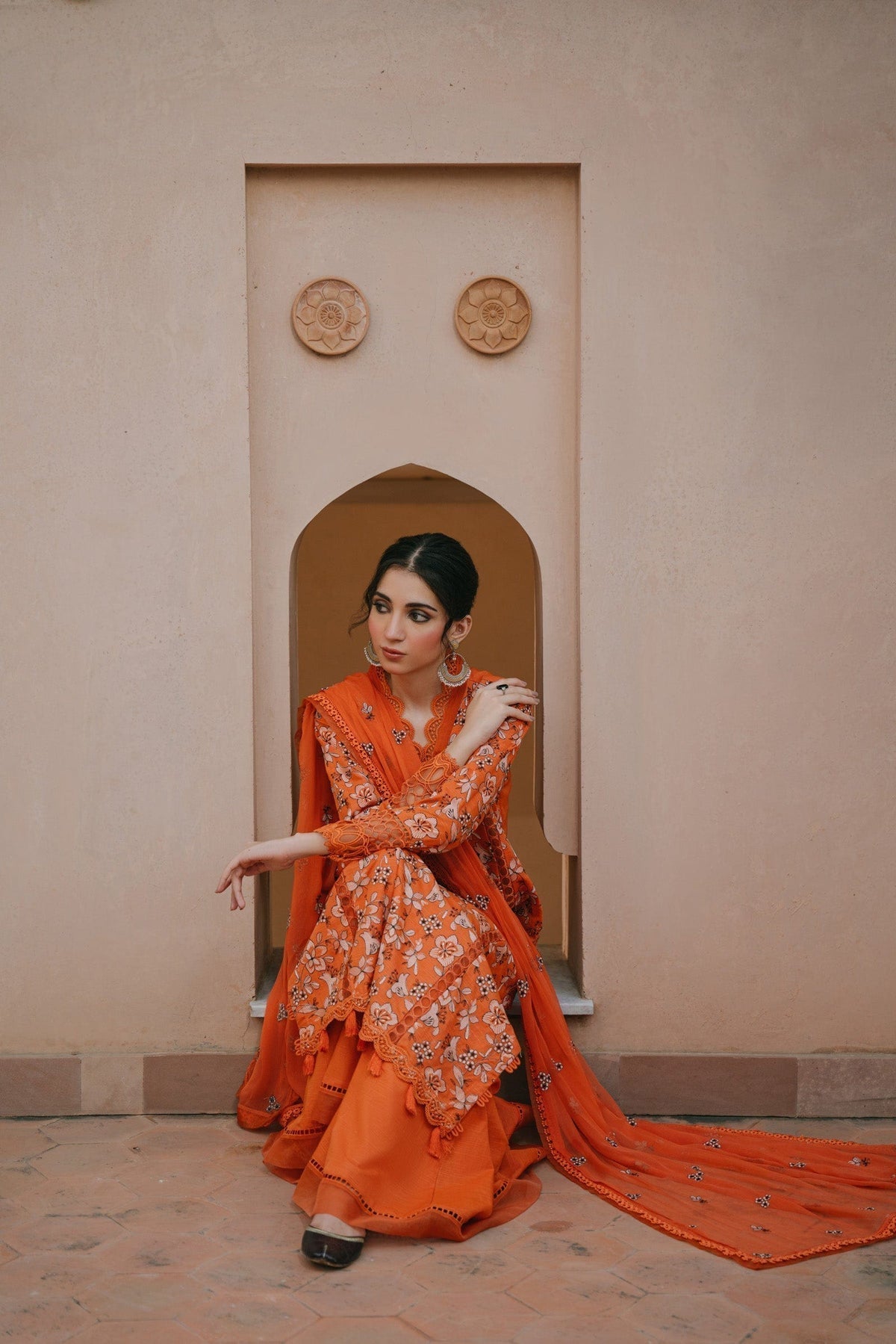 Taana Baana | Manzil Winter |  C3411A - by - Libasekhas UK - Registered Vendor of : Taana Baana - 100% Original Designer Dresss