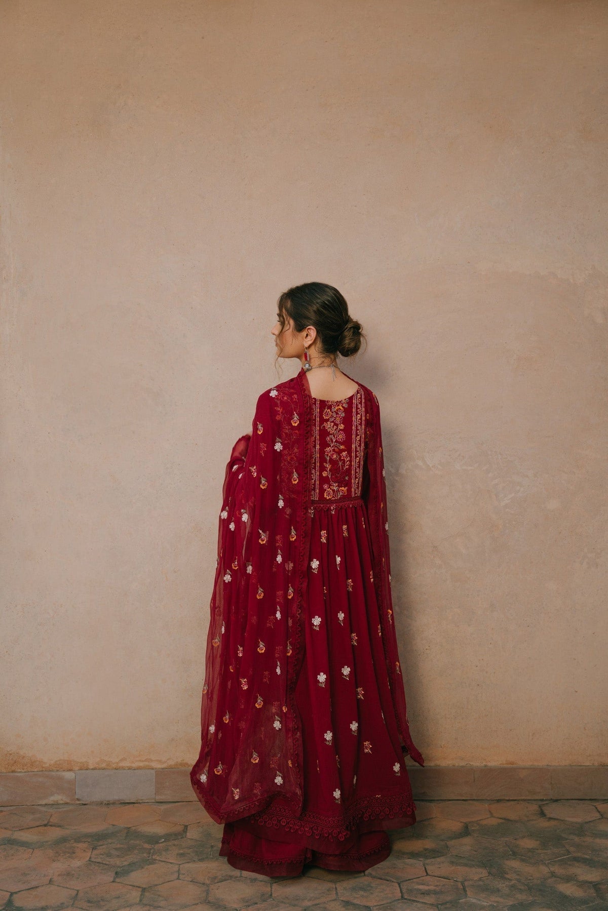 Taana Baana | Manzil Winter |  M3402B - by - Libasekhas UK - Registered Vendor of : Taana Baana - 100% Original Designer Dresss