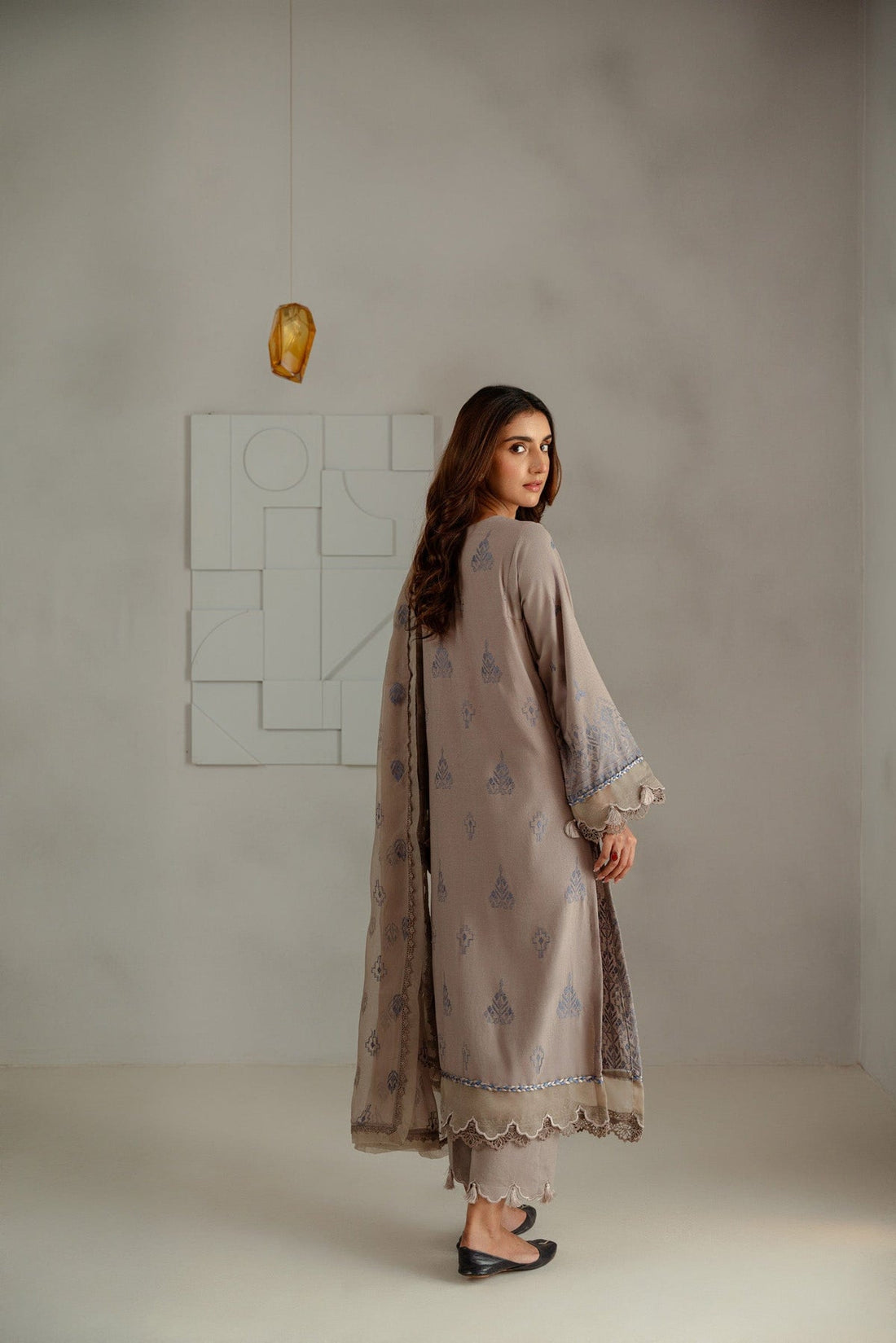 Taana Baana | Manzil Winter |  C3415A - by - Libasekhas UK - Registered Vendor of : Taana Baana - 100% Original Designer Dresss
