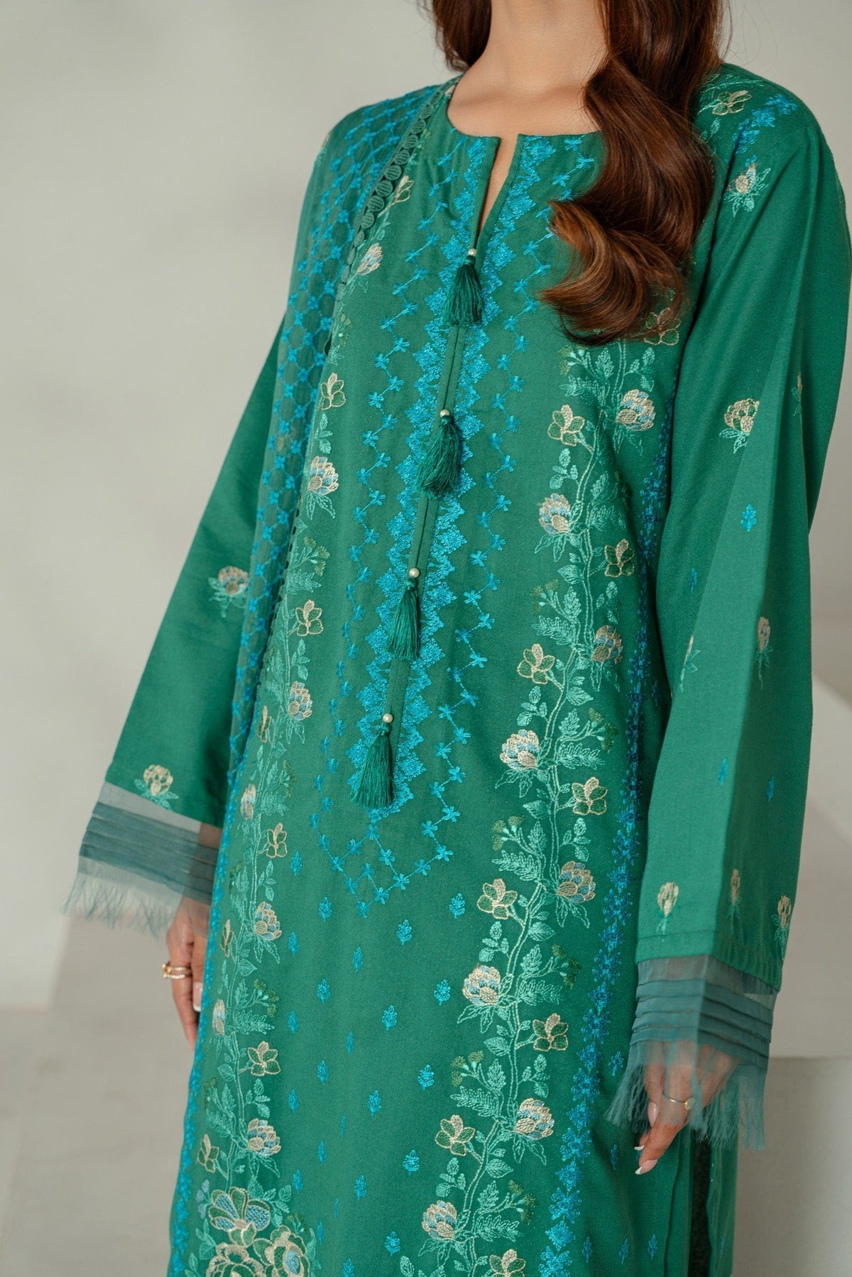 Taana Baana | Manzil Winter |  S3392 - by - Libasekhas UK - Registered Vendor of : Taana Baana - 100% Original Designer Dresss