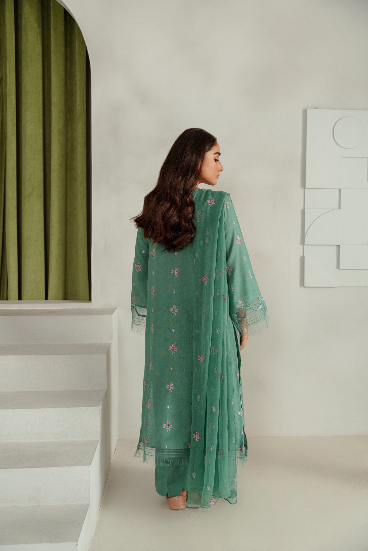 Taana Baana | Manzil Winter |  C3413B - by - Libasekhas UK - Registered Vendor of : Taana Baana - 100% Original Designer Dresss