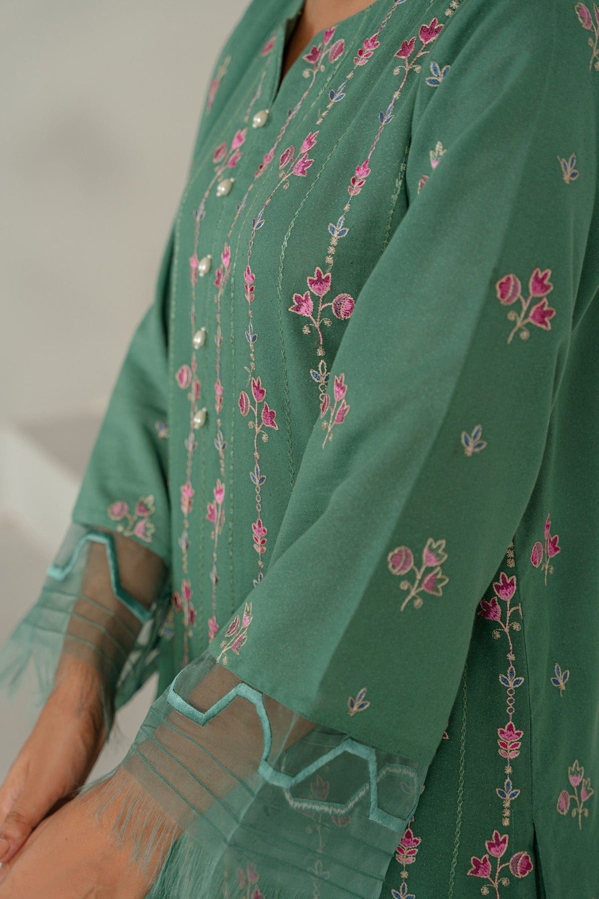 Taana Baana | Manzil Winter |  C3413B - by - Libasekhas UK - Registered Vendor of : Taana Baana - 100% Original Designer Dresss