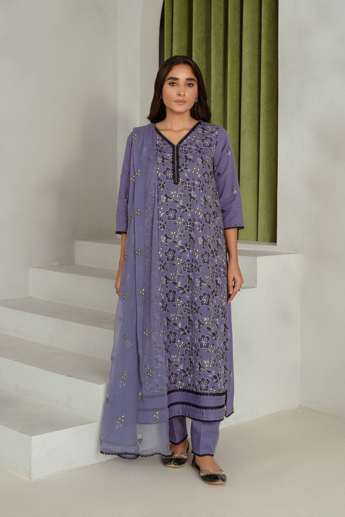 Taana Baana | Manzil Winter | C3411B - by - Libasekhas UK - Registered Vendor of : Taana Baana - 100% Original Designer Dresss