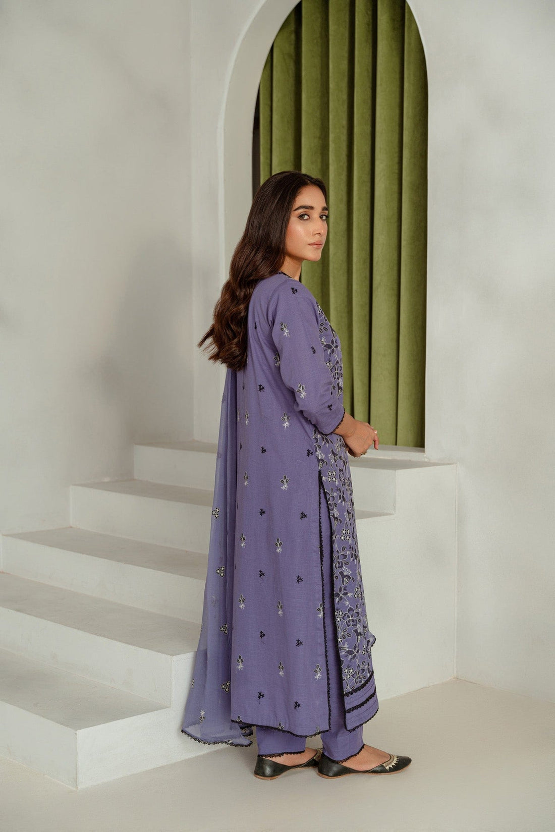 Taana Baana | Manzil Winter | C3411B - by - Libasekhas UK - Registered Vendor of : Taana Baana - 100% Original Designer Dresss