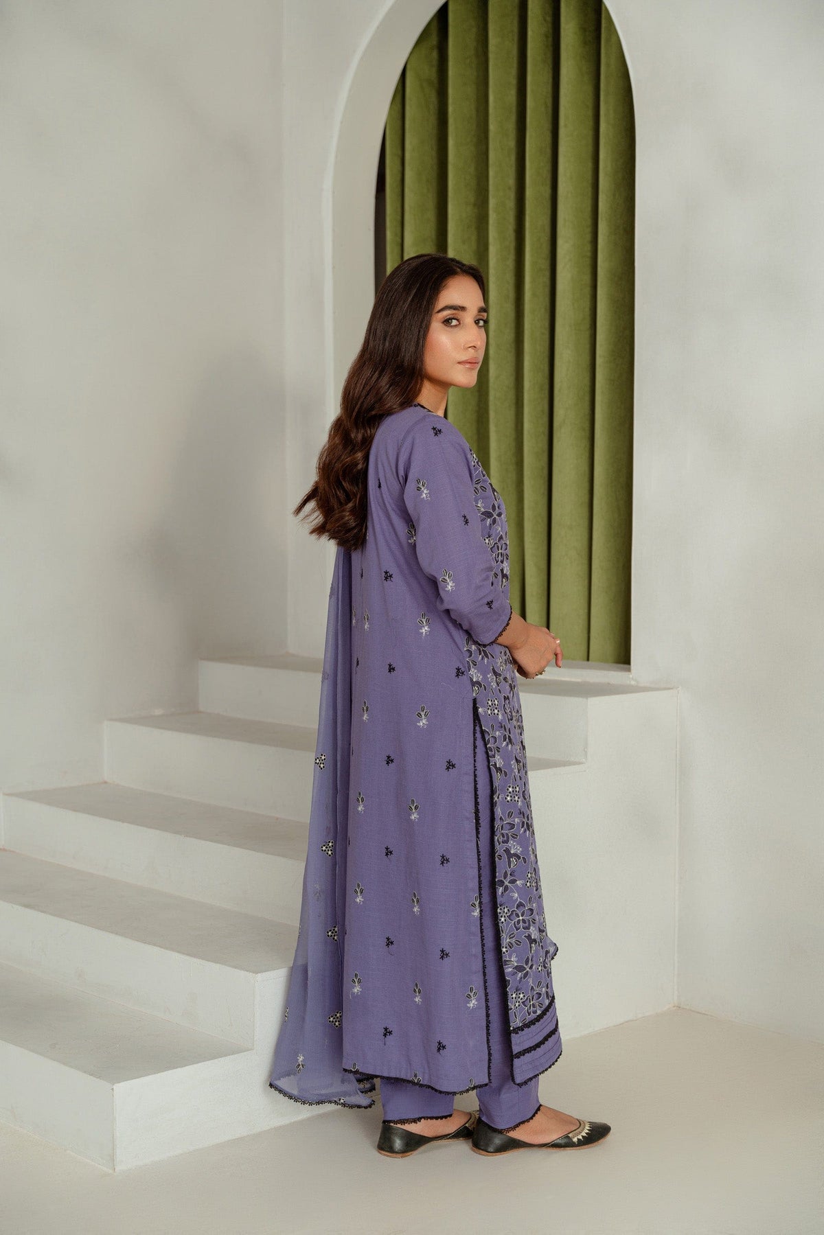 Taana Baana | Manzil Winter | C3411B - by - Libasekhas UK - Registered Vendor of : Taana Baana - 100% Original Designer Dresss
