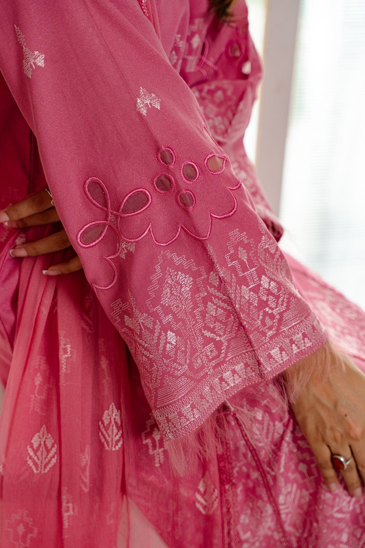 Taana Baana | Manzil Winter |  C3415B - by - Libasekhas UK - Registered Vendor of : Taana Baana - 100% Original Designer Dresss