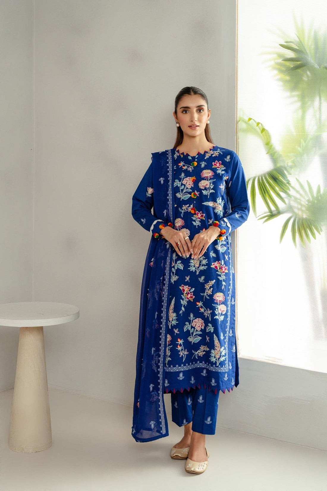 Taana Baana | Manzil Winter |   S3394A - by - Libasekhas UK - Registered Vendor of : Taana Baana - 100% Original Designer Dresss