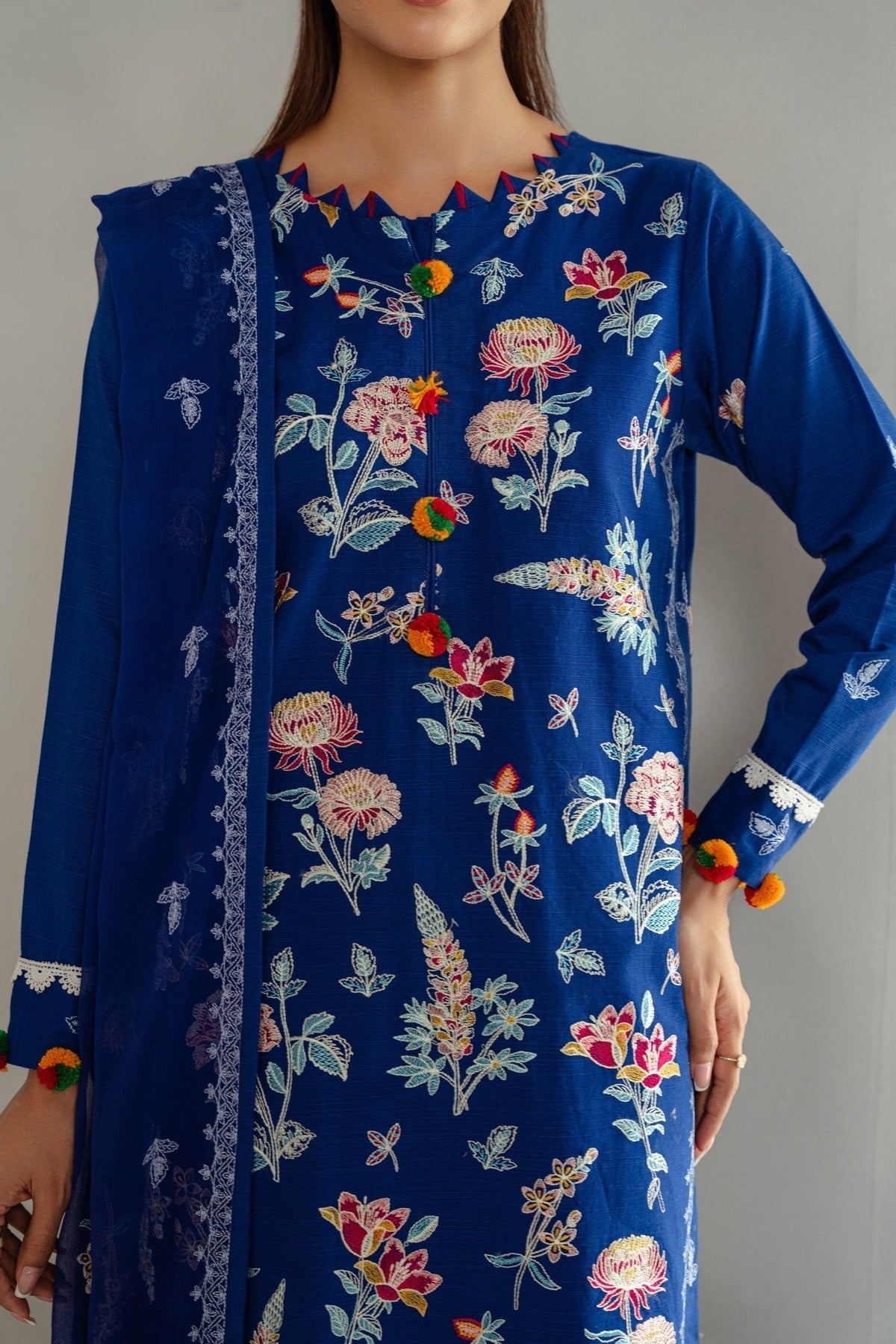 Taana Baana | Manzil Winter |   S3394A - by - Libasekhas UK - Registered Vendor of : Taana Baana - 100% Original Designer Dresss