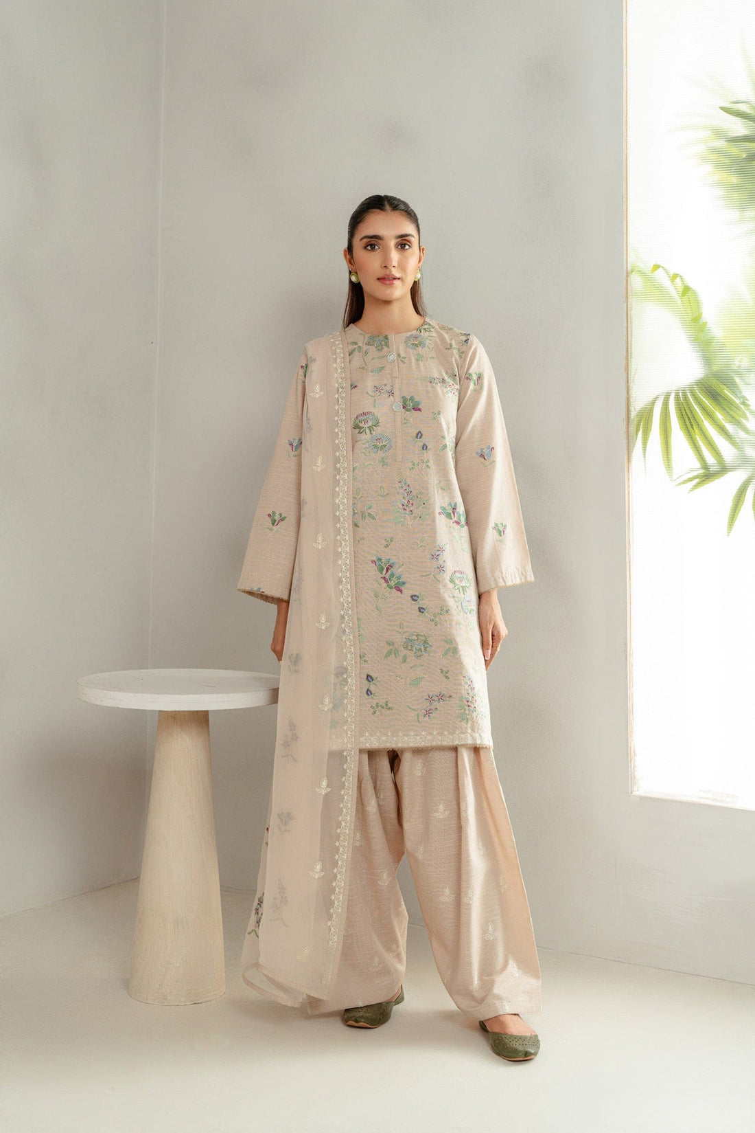 Taana Baana | Manzil Winter |  S3394B - by - Libasekhas UK - Registered Vendor of : Taana Baana - 100% Original Designer Dresss
