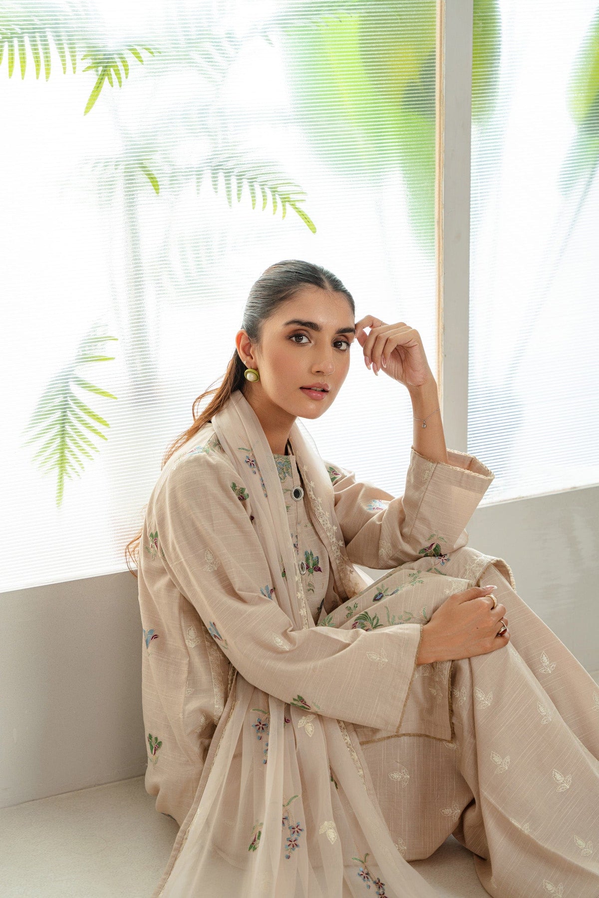 Taana Baana | Manzil Winter |  S3394B - by - Libasekhas UK - Registered Vendor of : Taana Baana - 100% Original Designer Dresss