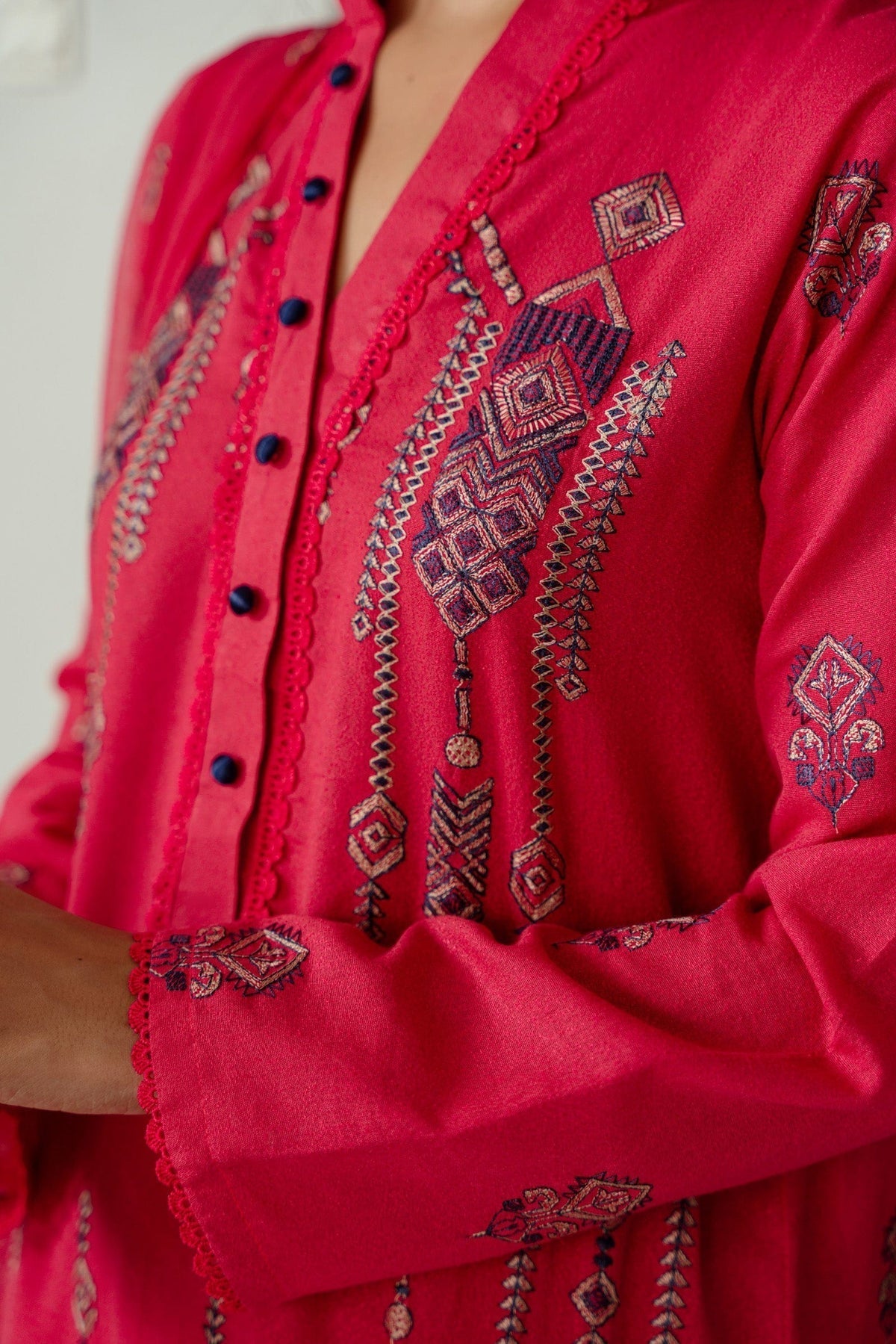 Taana Baana | Manzil Winter |  S3391B - by - Libasekhas UK - Registered Vendor of : Taana Baana - 100% Original Designer Dresss