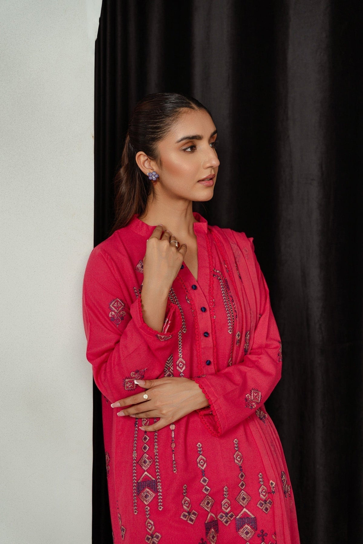 Taana Baana | Manzil Winter |  S3391B - by - Libasekhas UK - Registered Vendor of : Taana Baana - 100% Original Designer Dresss