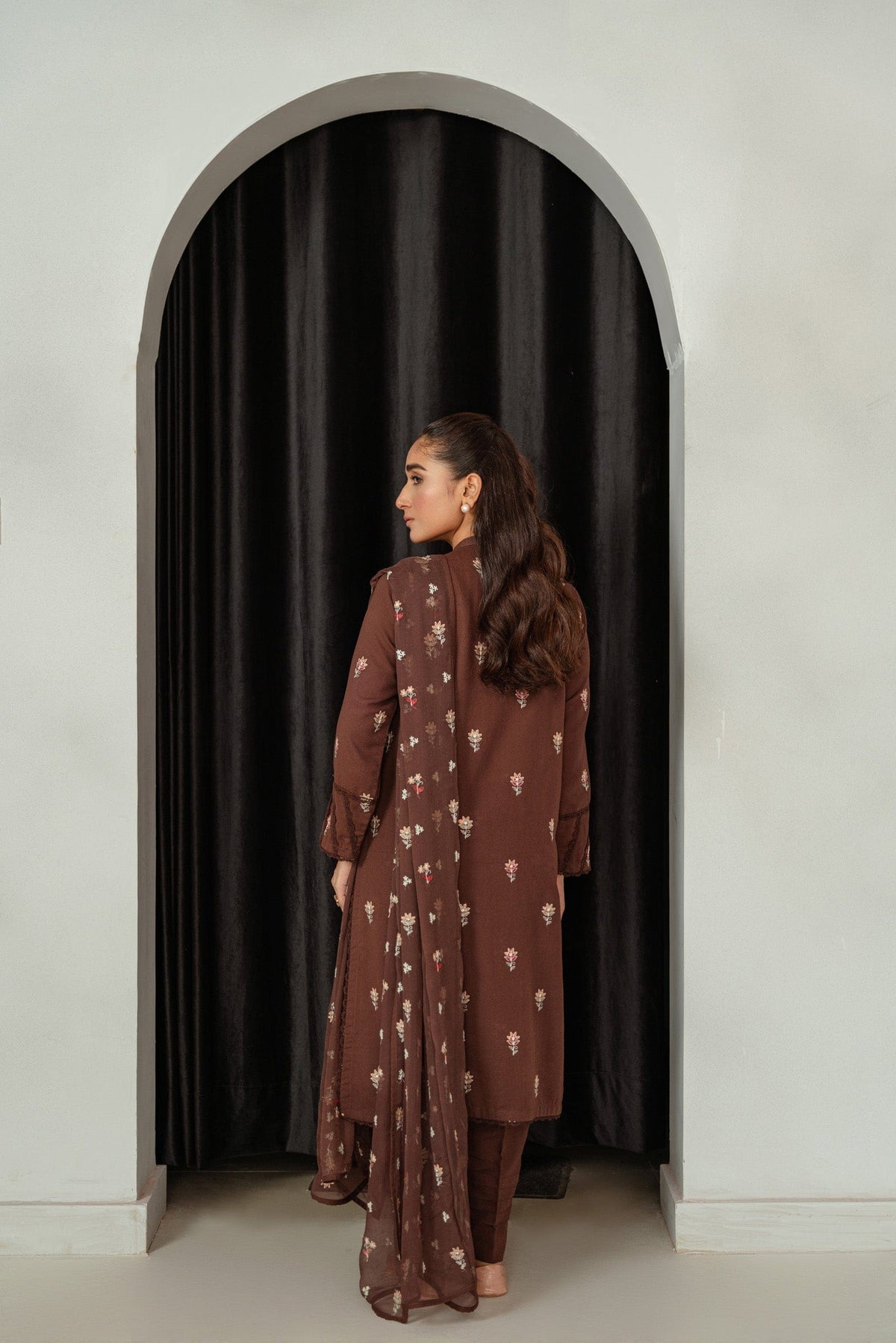 Taana Baana | Manzil Winter |  M3403B - by - Libasekhas UK - Registered Vendor of : Taana Baana - 100% Original Designer Dresss
