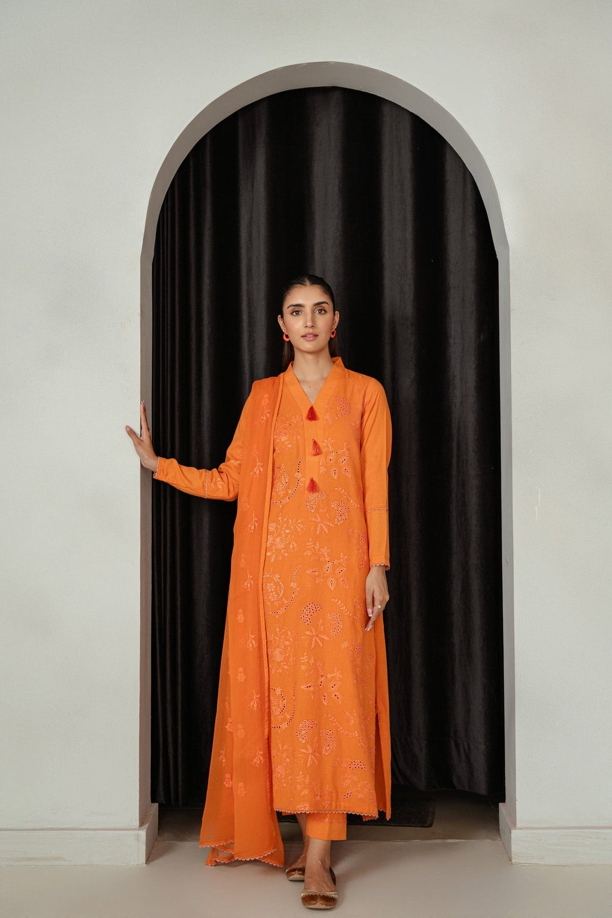 Taana Baana | Manzil Winter |  C3416B - by - Libasekhas UK - Registered Vendor of : Taana Baana - 100% Original Designer Dresss
