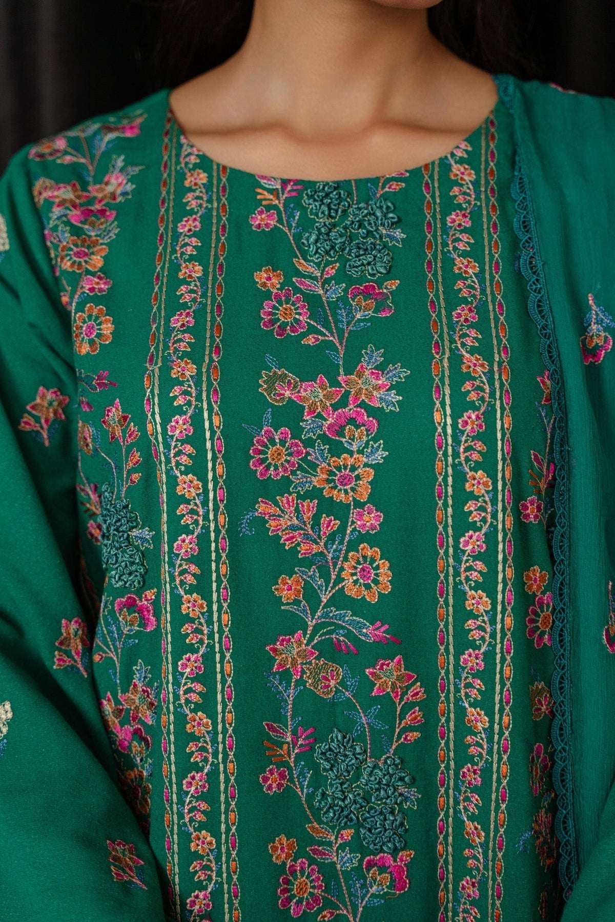 Taana Baana | Manzil Winter |M3402A - by - Libasekhas UK - Registered Vendor of : Taana Baana - 100% Original Designer Dresss