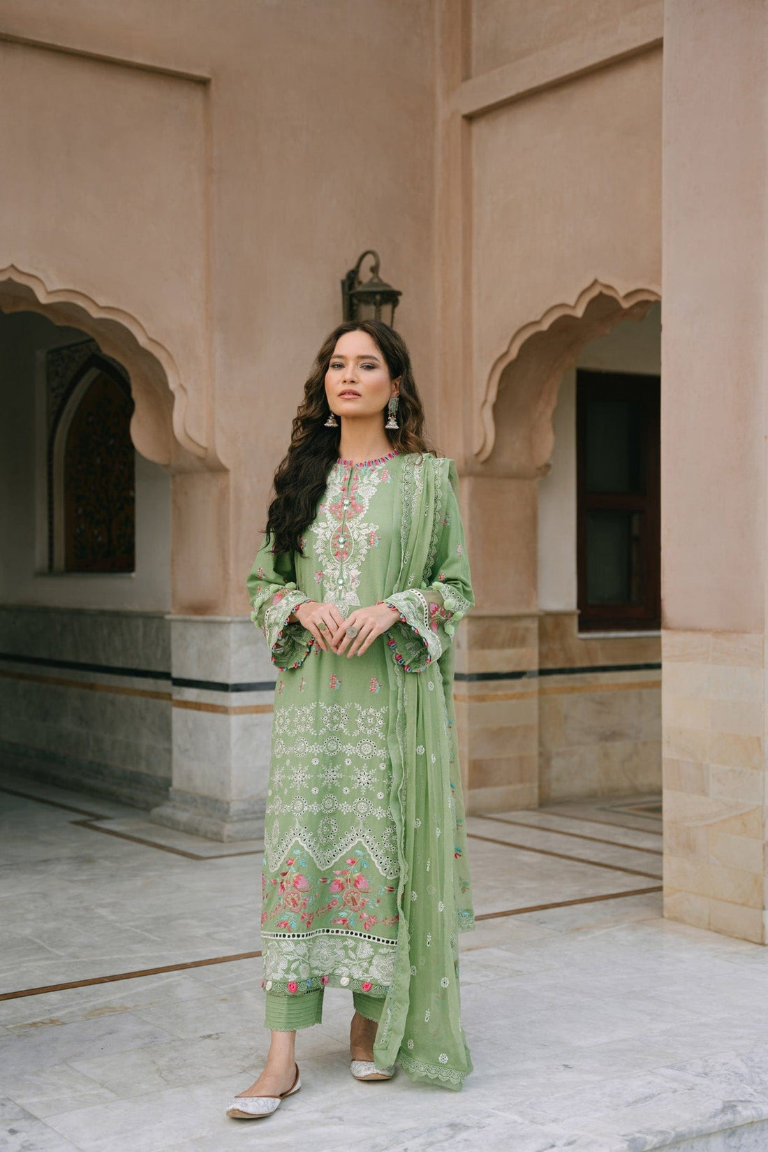 Taana Baana | Manzil Winter |  B3399 - by - Libasekhas UK - Registered Vendor of : Taana Baana - 100% Original Designer Dresss