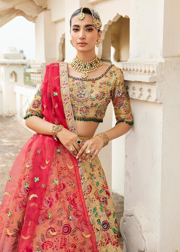 Waqas Shah | Taj Mahal | HUSNA BANO - by - Libasekhas UK - Registered Vendor of : Waqas Shah - 100% Original Designer Dresss
