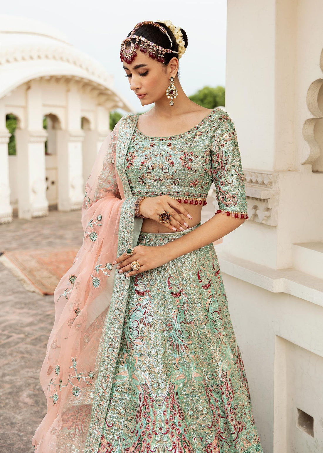 Waqas Shah | Taj Mahal | MAH BANO - by - Libasekhas UK - Registered Vendor of : Waqas Shah - 100% Original Designer Dresss