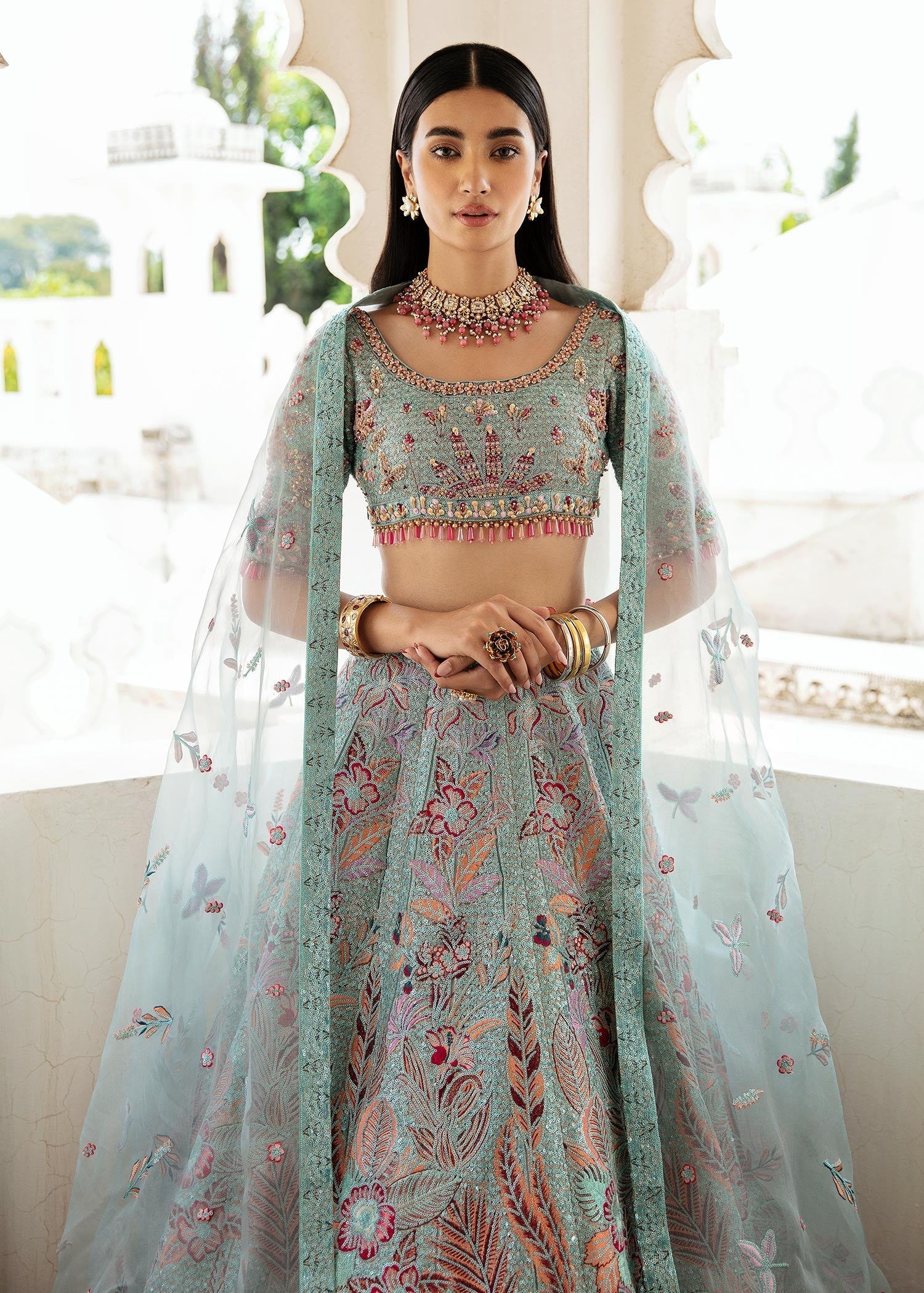 Waqas Shah | Taj Mahal | FIROZA BANO - by - Libasekhas UK - Registered Vendor of : Waqas Shah - 100% Original Designer Dresss