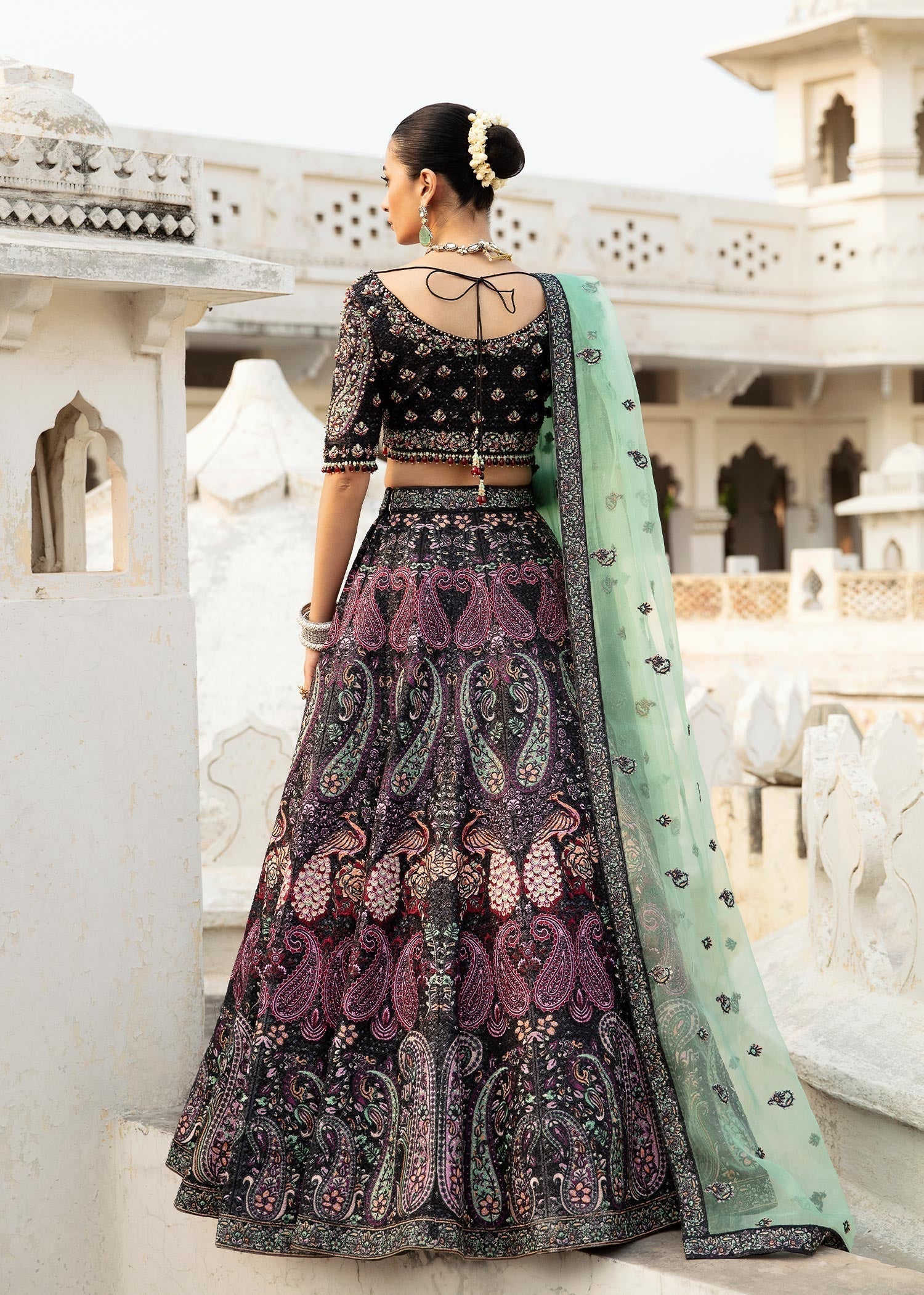 Waqas Shah | Taj Mahal | ZARQA BANO - by - Libasekhas UK - Registered Vendor of : Waqas Shah - 100% Original Designer Dresss