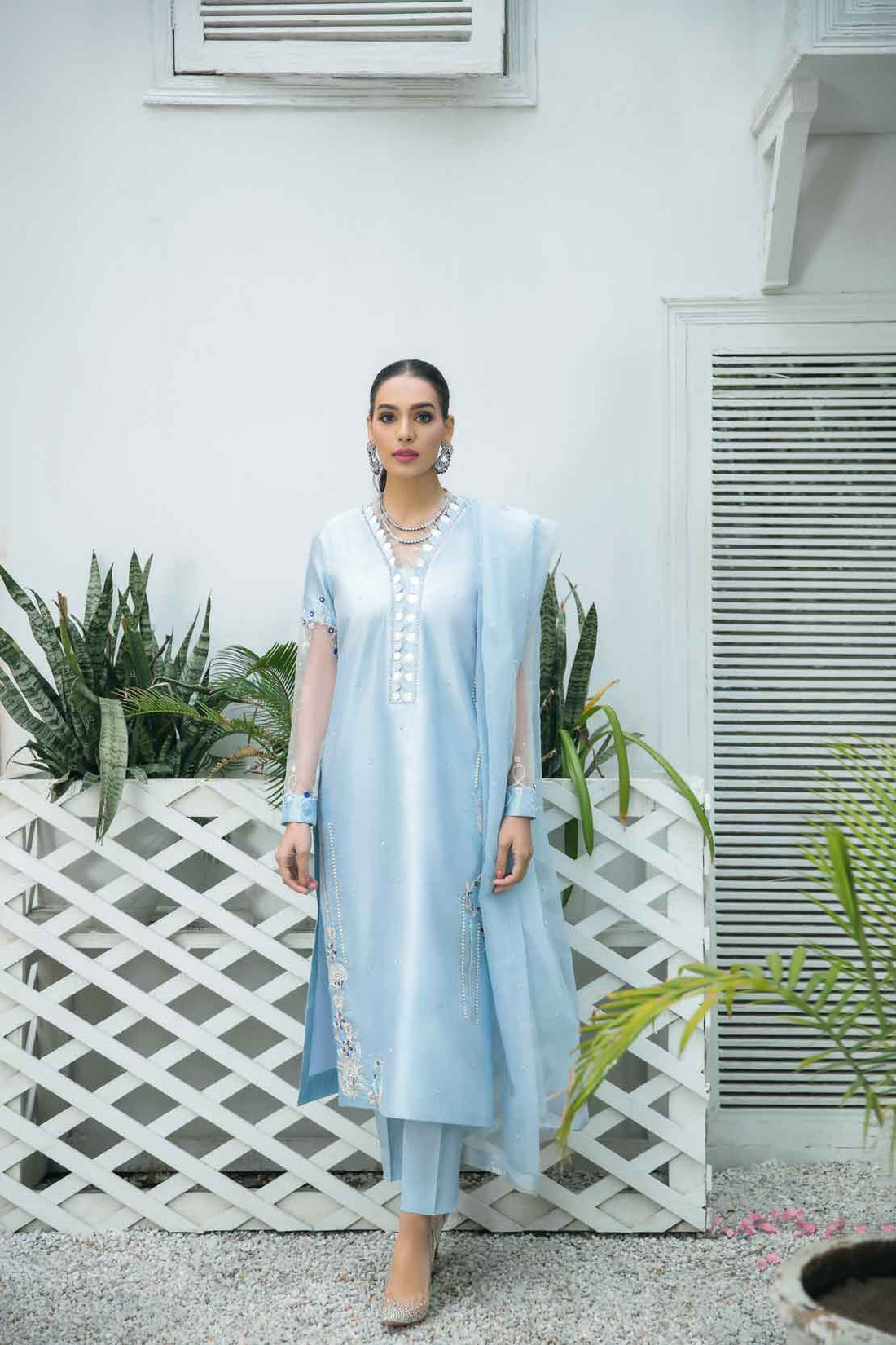 Leon | Leon Luxe Collection | BEAU BLUE - by - Libasekhas UK - Registered Vendor of : Leon - 100% Original Designer Dresss