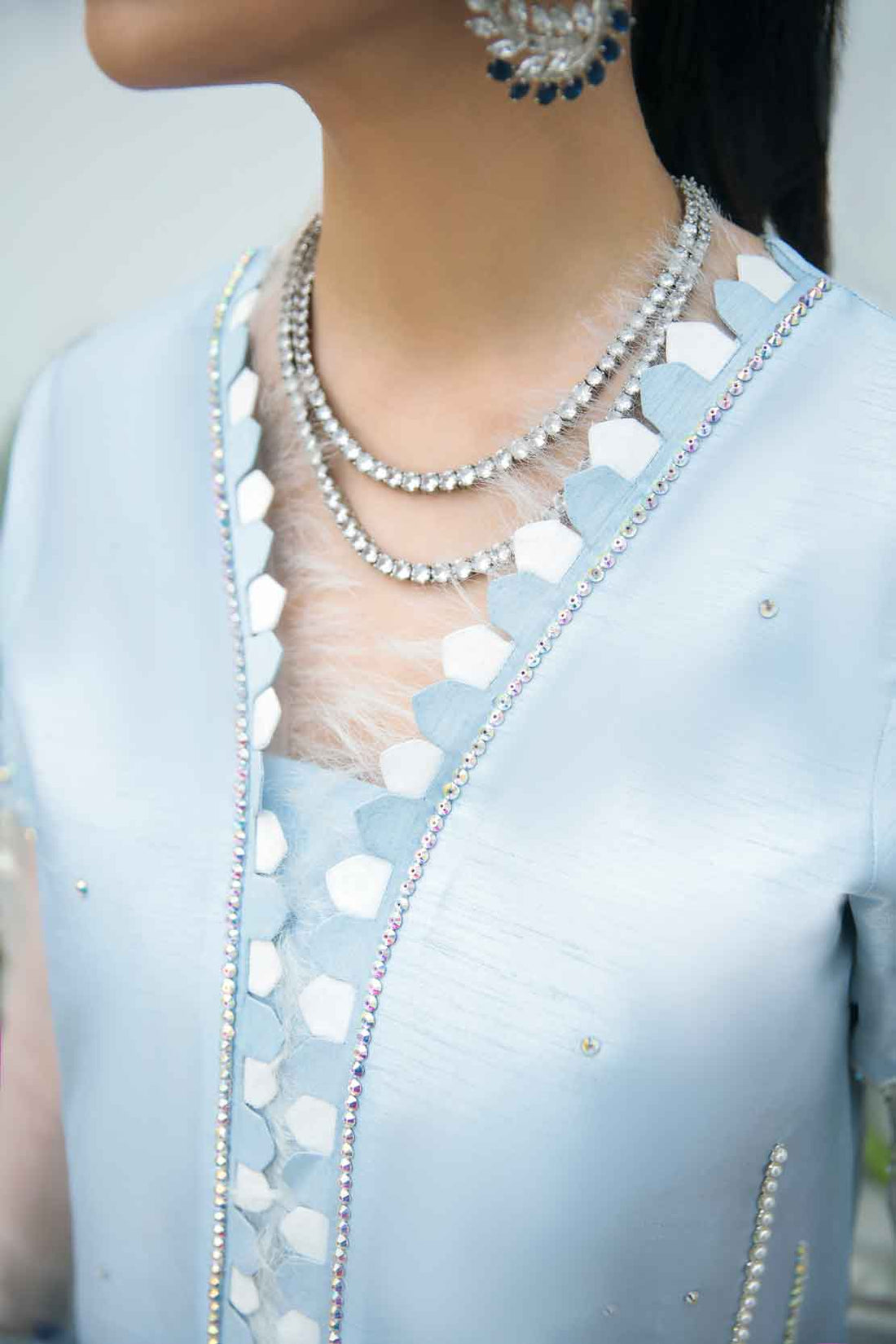 Leon | Leon Luxe Collection | BEAU BLUE - by - Libasekhas UK - Registered Vendor of : Leon - 100% Original Designer Dresss