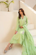 Leon | Leon Luxe Collection | Lush Green Symphony - by - Libasekhas UK - Registered Vendor of : Leon - 100% Original Designer Dresss