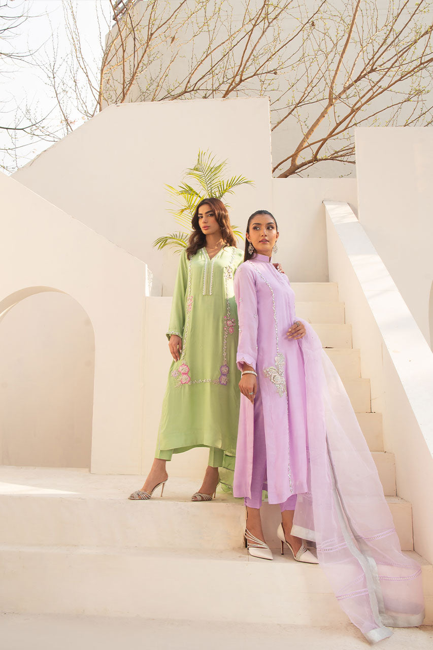 Leon | Leon Luxe Collection | LAVENDER LUXE - by - Libasekhas UK - Registered Vendor of : Leon - 100% Original Designer Dresss