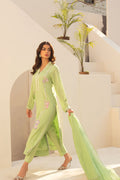 Leon | Leon Luxe Collection | Lush Green Symphony - by - Libasekhas UK - Registered Vendor of : Leon - 100% Original Designer Dresss