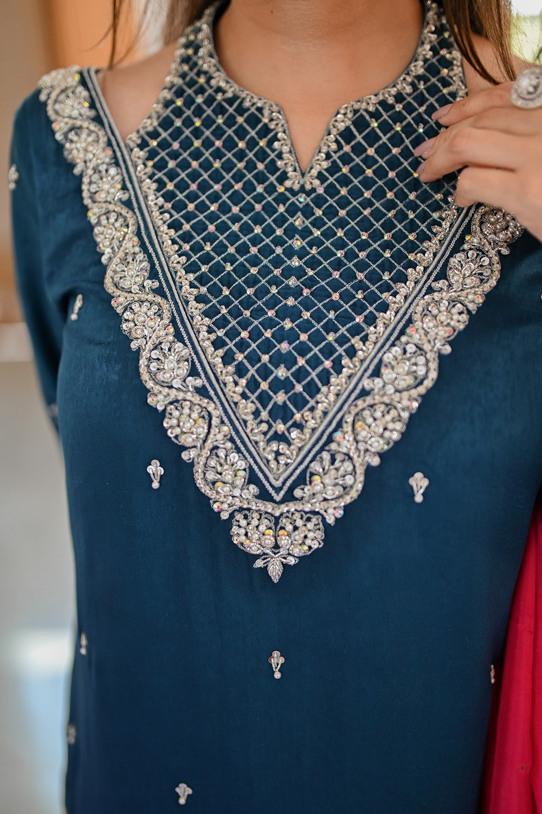 Leon | Leon Luxe Collection | ZOHRA - by - Libasekhas UK - Registered Vendor of : Leon - 100% Original Designer Dresss