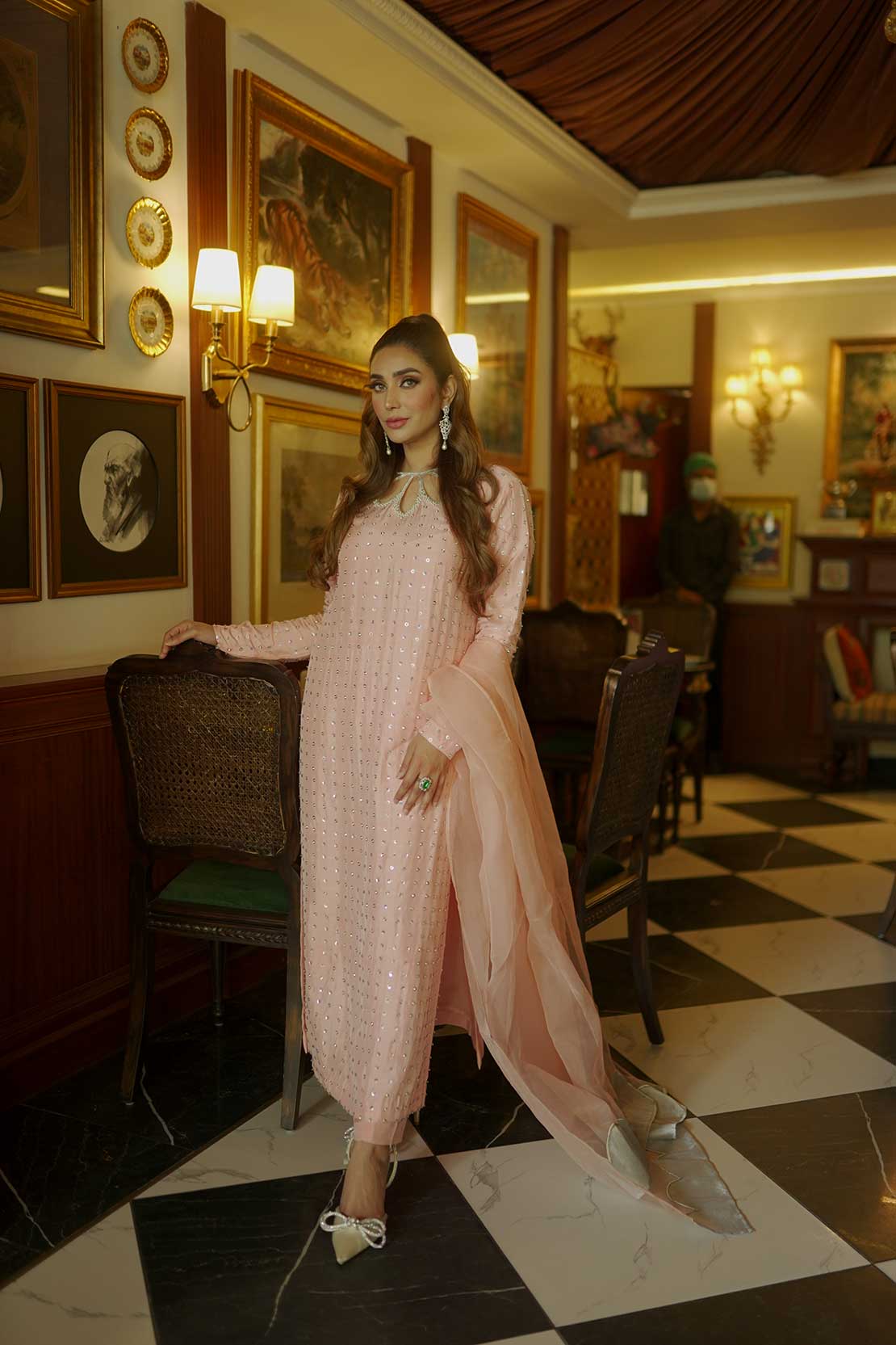 Leon | Leon Luxe Collection | SWAN DRESS - by - Libasekhas UK - Registered Vendor of : Leon - 100% Original Designer Dresss