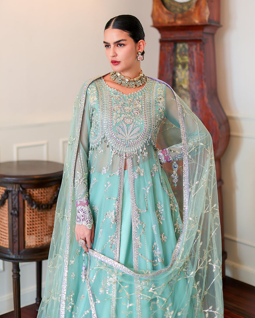 Roheenaz | Whispers of Grace Chiffon | Theodora - by Libasekhas UK - Registered Vendor of : Roheenaz - 100% Original Designer Dress